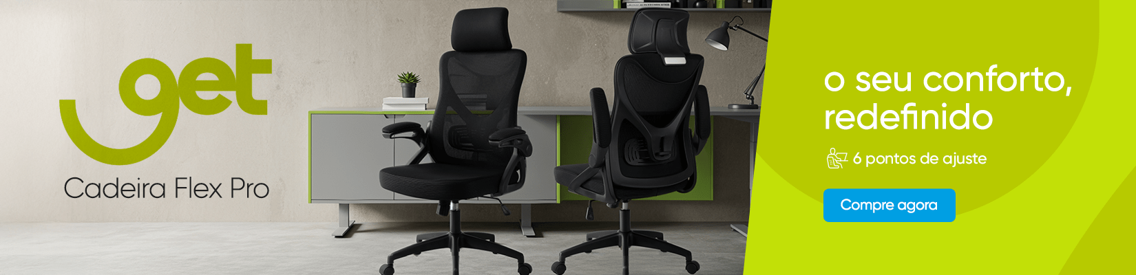 [GET] CADEIRA OFFICE FLEX - Destaque